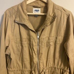 Old Navy—Cotton Field Jacket—Tan—XL